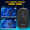 Wotbcg Mouse Jiggler, 2 in 1 Mouse Clicker & Mouse