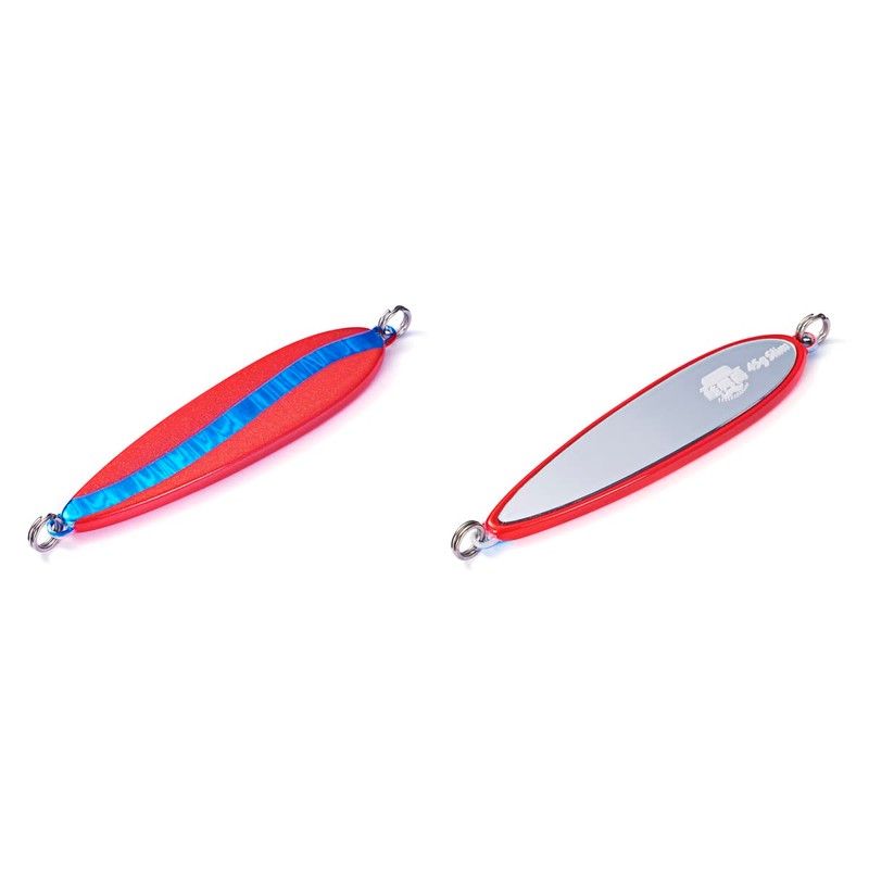 Jackson Salmon Baron Spoon Slim Lure 45g RGB/Red Glow Blue