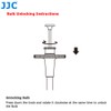 JJC 40CM Red Mechanical Locking Camera Shutter Release Cable with