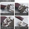 Orobianco Belt Swivel 2-Way Reversible Cowhide Leather, Made in Italy,