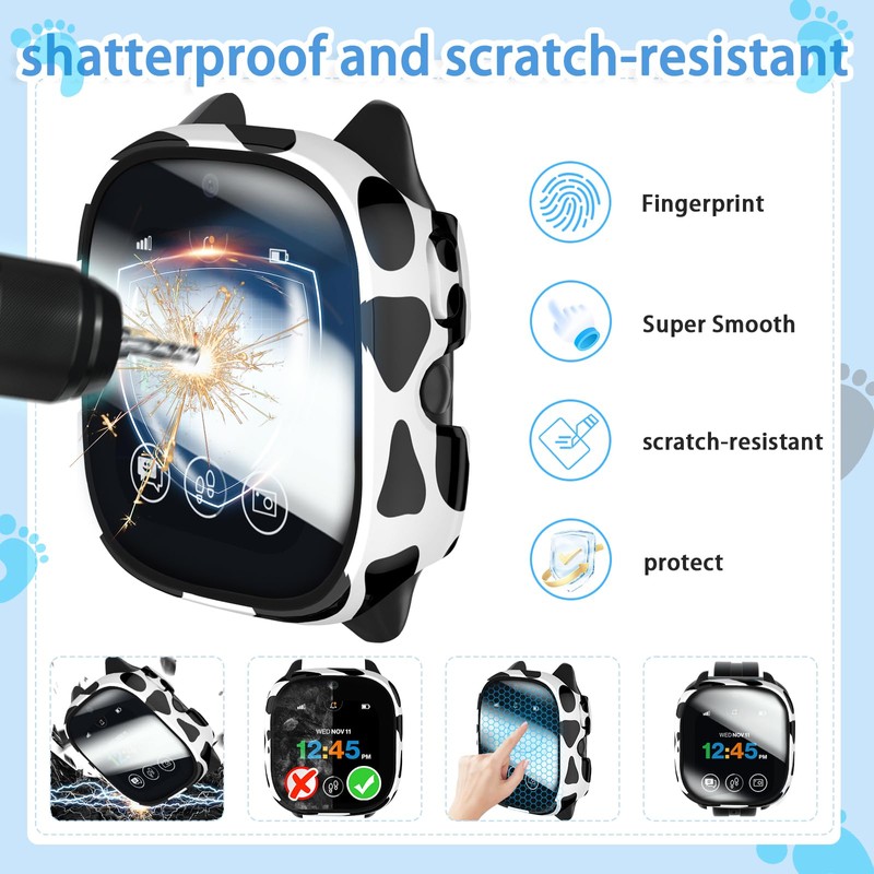 Suoman 3-Pack for Verizon Gizmo Watch 3 Case, [ Durable