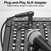 HOSONGIN Right Angle XLR Cable, Adjustable-Angle Male to Straight Female