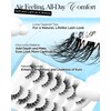 BEYELIAN Wispy Eyelashes Natural Look 8-17mm Cat Eye Wispy Lashes