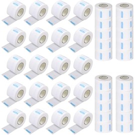 Yilloog 2000 Strips 20 Rolls Disposable Barber Paper Haircutting Neck Strips Hairdressing Stretchy Neck Band Neck Paper Tissue for Barber Hair Cutting Styling Salon Accessories Supplies