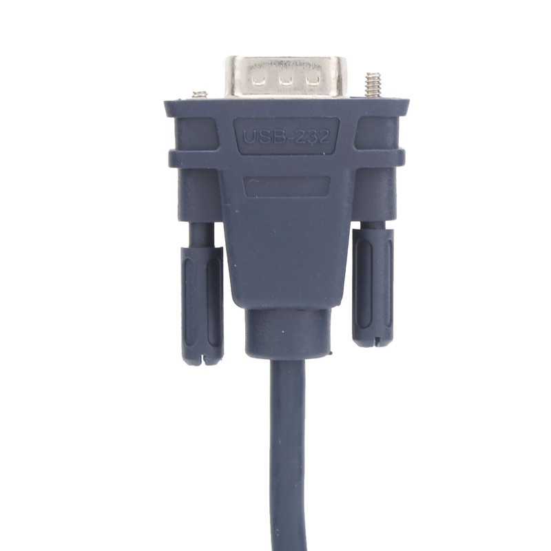 USB to RS232 Serial Cable Black Industrial Grade 9Pin Computer