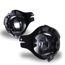 AUTOWIKI - Luces antiniebla aptas para Nissan Frontier 2005-2009 (con parachoques pintado), Nissan Pathfinder 2005-2012 (con parachoques pintado) con lente ahumada, 2 unidades