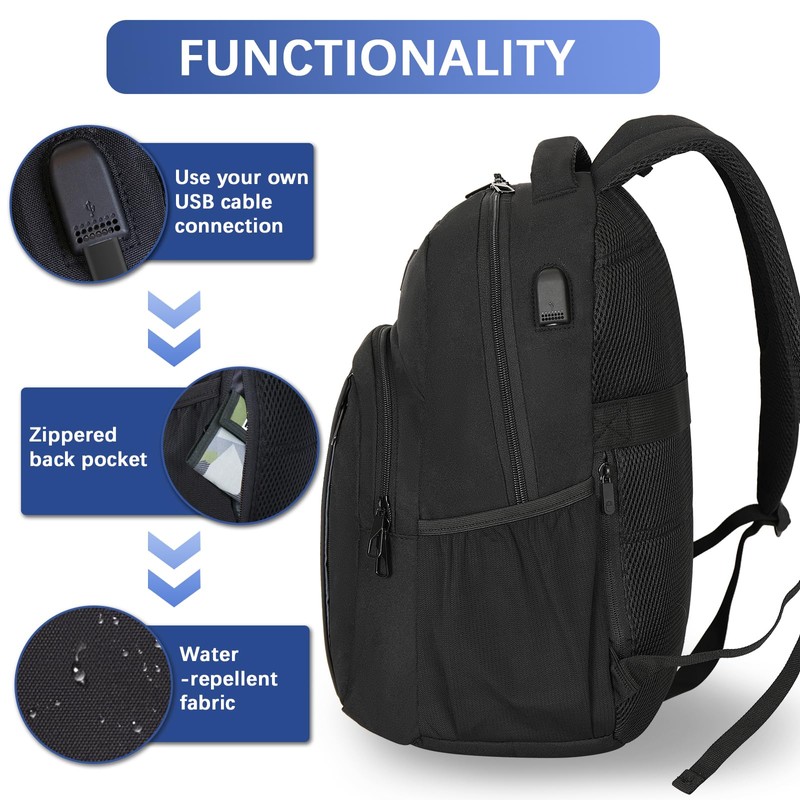 LARIPOP Travel Laptop Backpack,15.6 Inch Business Laptop backpack for Men