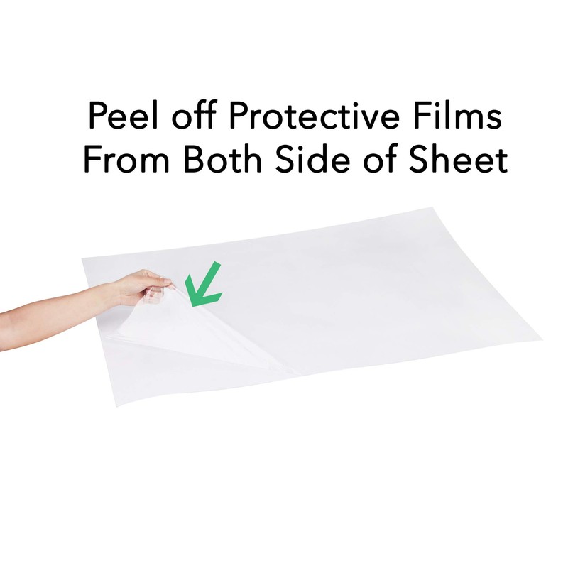 10 Pack of 12x12” PET Sheet/Plexiglass Panels 0.04” Thick; Use