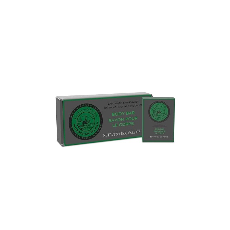 Crabtree & Evelyn Moroccan Myrrh Body Bar Soap 3x 5.29