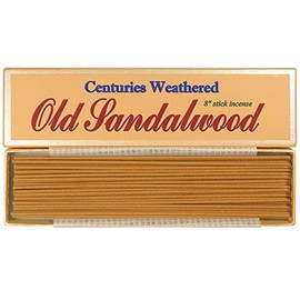 BosenAU's Indian Centuries Weathered Old Sandalwood-8" Stick incense-100% Natural-L007T (1)