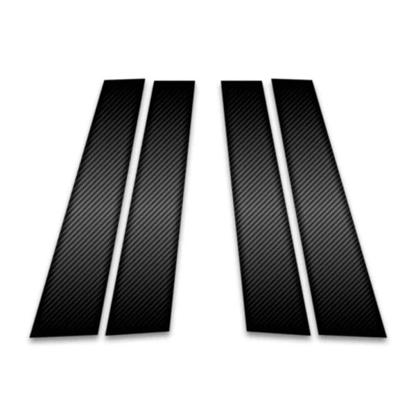 Upgrade Your Auto 4pc Carbon Fiber Pillar Post Covers for