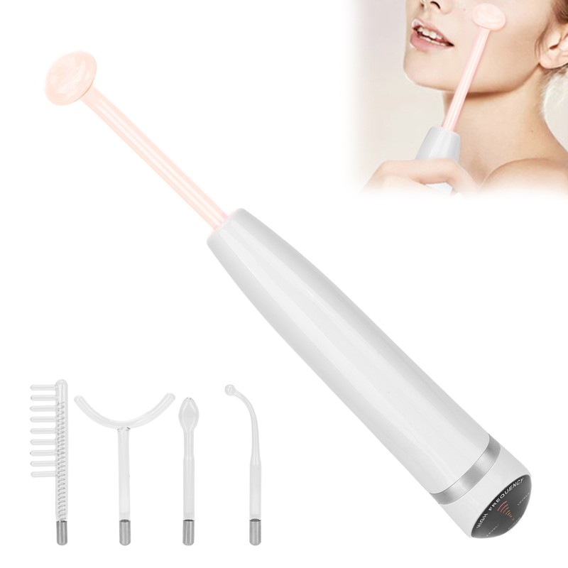 High Frequency Skin Therapy Wand Machine Portable Wrinkle Reducing Anti