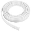 BENECREAT 5m/5.5 Yards White Awning Rail Piping, 8mm Double Flap