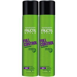 Garnier Fructis Style Full Control Hairspray, All Hair Types, 8.25 oz. (Packaging May Vary), 2 Count