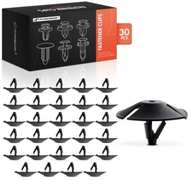 A-Premium 30 PCS Nylon Hood Insulation Pad Car Retainer Fastener Push Pin Clip Compatible with Ram 1500 2500 3500 Dodge Grand Caravan Journey Durango Nitro Dakota Plymouth Arrow Pickup Chrysler Aspen