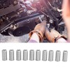 10Pcs Repair Nut Slotted Stainless Steel Thread Extension Reduce Sleeve