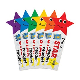 Hygloss Reading Students Motivational for Kids-“I’m A Star Reader” Incentive Bookmark for Classroom-Early Childhood Education Material-2.5" x 6"-Pack of 30, Multicolor