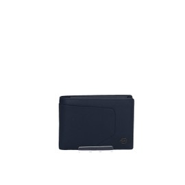 PIQUADRO Blue Men's Bi-Fold Wallet Blu Oltremare, Taglia Unica - PU1392AOR-BLU