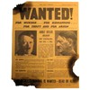 Framed World War Two, WW2 Newspaper. Nazi ADOLF HITLER Wanted