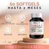 Omega Ultra Puro 1300mg Aceite Salmon Salvaje Alto Epa Dha