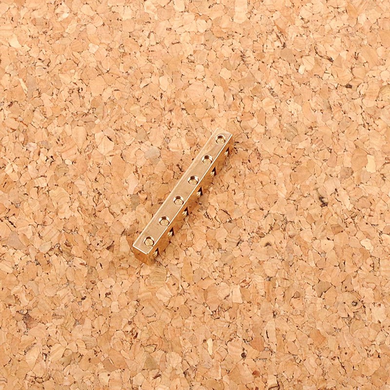 Alnicov 43MM Height Adjustable Brass Guitar Nut for 6-String TL