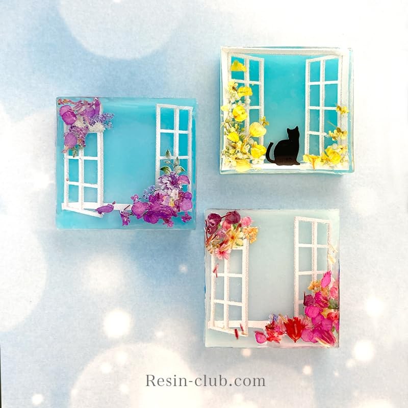 RESIN CLUB RC-MDF-101 Resin Club Window Frame, White