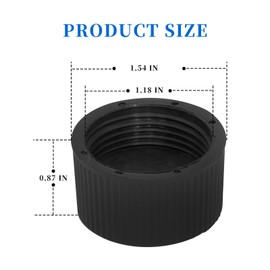 Qmagic 2pcs SX180HG Drain Cap and Gasket Replacement Compatible with Hay-Ward Swimming Pool Sand Filter Models S180T S244T S210T S220T S270T2 S310T2