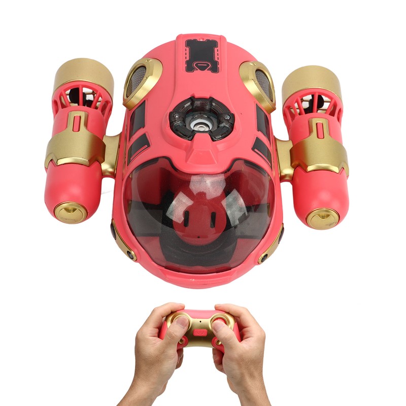 Remote Control Motorboat with 500mah Battery Submarine Spray Gasboat for