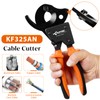 KF CPTEC Cable Cutters - Ratchet Wire Cutter for Aluminum,