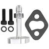 Turbo Oil Water Drain Return Flange Adapter Kit Aluminium Alloy