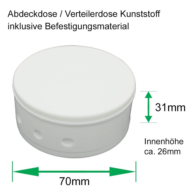 Professional Junction Box Set White with 3x Feed-Through Terminals 221-2411