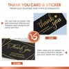 620PCS Thank You Card Set, 120PCS Gold Foil Thank You