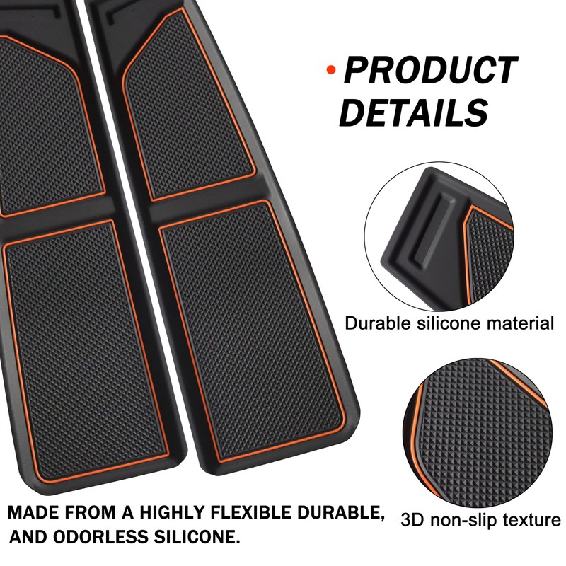 SENSHINE Silicone Dash Dashboard Cover Mat for Ford Bronco Accessories