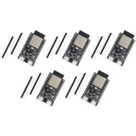 TECNOIOT Pack of 5 ESP32-C6 Dual Type-C Development Board N16 16MB Flash ESP32 WiFi + Bluetooth WiFi6