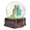 Topline LA Skyline Snow Globe Wood Base 3.25in