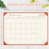 Gannyfer Large Desk Calendar 2025 with Desktop Mat, Simplified 22"