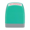PATIKIL Scanned Notification Stamp Auto Ink, Red Ink Office Stamp