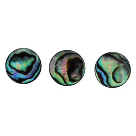 SUPVOX 3PCS Trumpet Finger Buttons Abalone Shell Inlay Replacement Caps Small Lightweight Musical Instrument Parts for Musicians