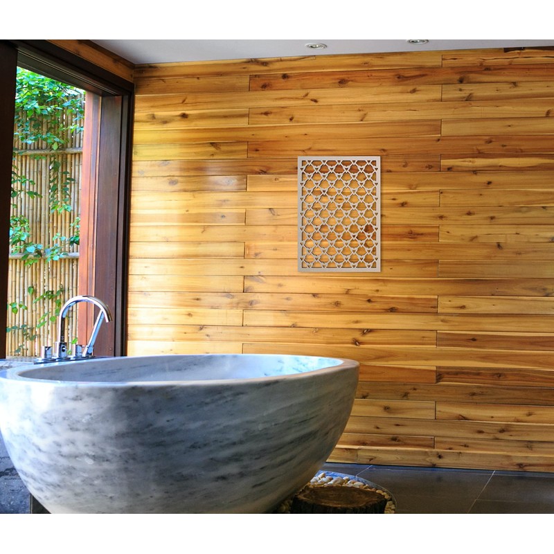 Lattice Panel with a Heart Decorative Design MDF Home &