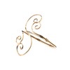 Windalf Linya Upper Bangle Double Spiral Celtic Jewellery High-Quality Bronze,