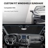 Pigenius Windshield Sun Shade for Toyota Tacoma 2024-2025 Front Window
