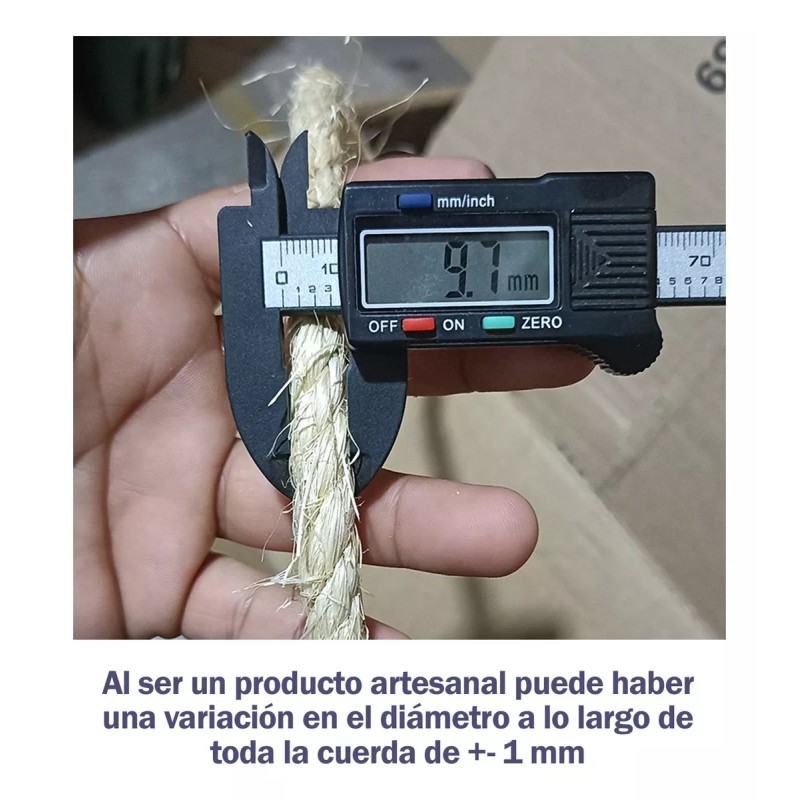 IZAM 16m Henequen Ixtle Yute Mecate Decoración Manualidades 10mm