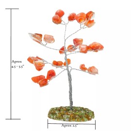 Gemstone Tree – Crystal Home Décor Tree – Gem Décor with Agate Tumbled Rocks