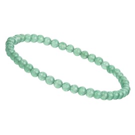 Unique Gems Subtle Gemstone Women's Bracelets Diameter 4 mm Chakra Beads Buddha Protective Bracelet, Aventurine, Magnesite