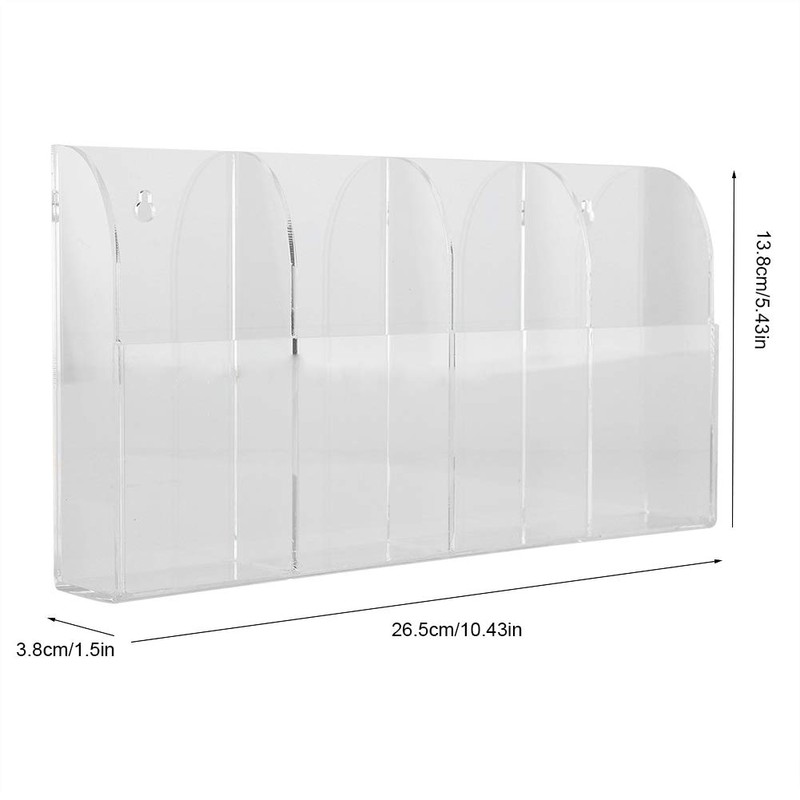 Acrylic Air Conditioning Remote Control Holder Case Storage Box Wall