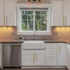 9BUILD 10 Pack 6.3 Inch Cabinet Pulls - Brushed Gold