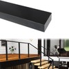 Muzata 6'6" Black Cable Railing Handrail Rectangular Stainless Steel Handrail