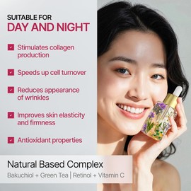 Suero Facial Es Primeline Bakuchiol Retinol Para Una Piel Suave Suero Ultrahidratante Antiedad Para Líneas De Expresión Vitamina C Arrugas Y Acné Regalo Para El Día De La Madre