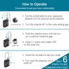 Disecu 2 Pack 4 Digit Combination Lock 2.5 Inch Long