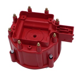 Red HEI Large Distributor Cap Rotor Kit Compatible for SBC BBC 305 327 350 396 454